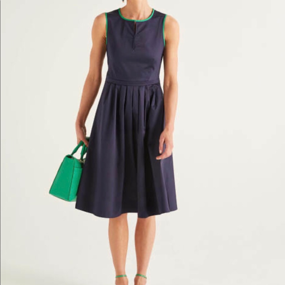 Boden Maddie Dress Sleeveless Fit & Flare Pockets